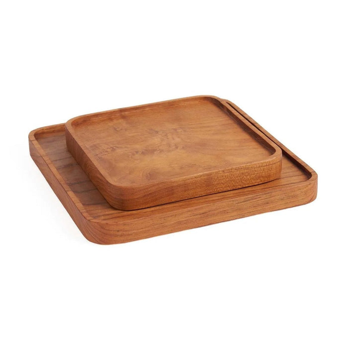 TEAK SQUARE Teller XS - Dekoteller 8,5cm