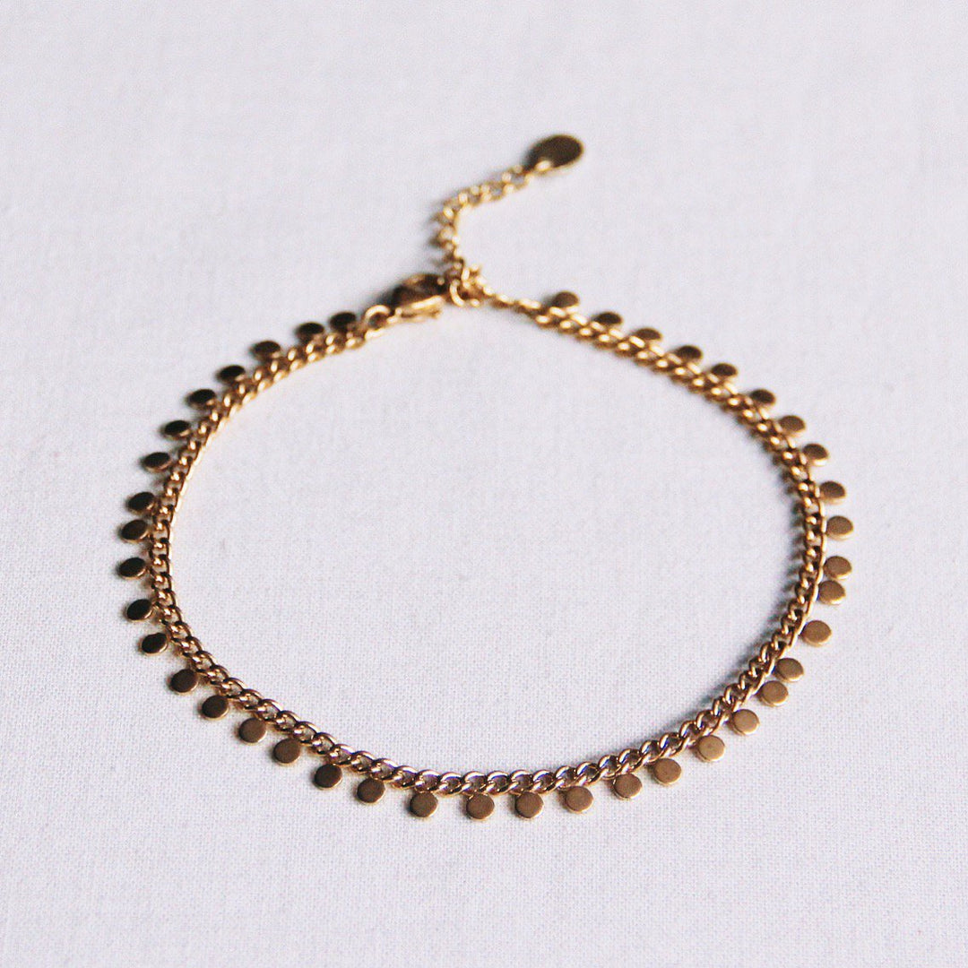 Fußkettchen COINS - Gold