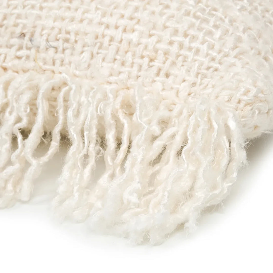OH MY GEE Kissenbezug - Baumwolle Creme 40x40