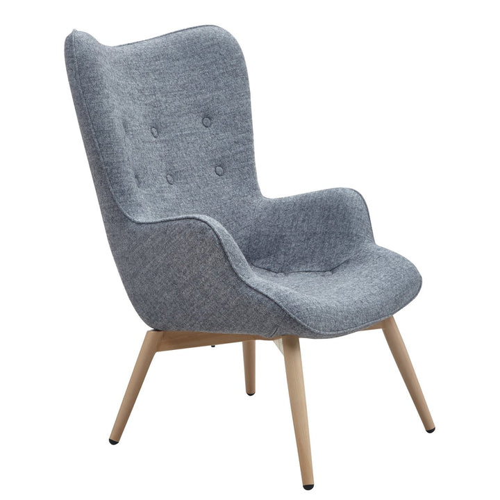 Sessel ANJO - Relaxsessel mit Armlehnen - Grau