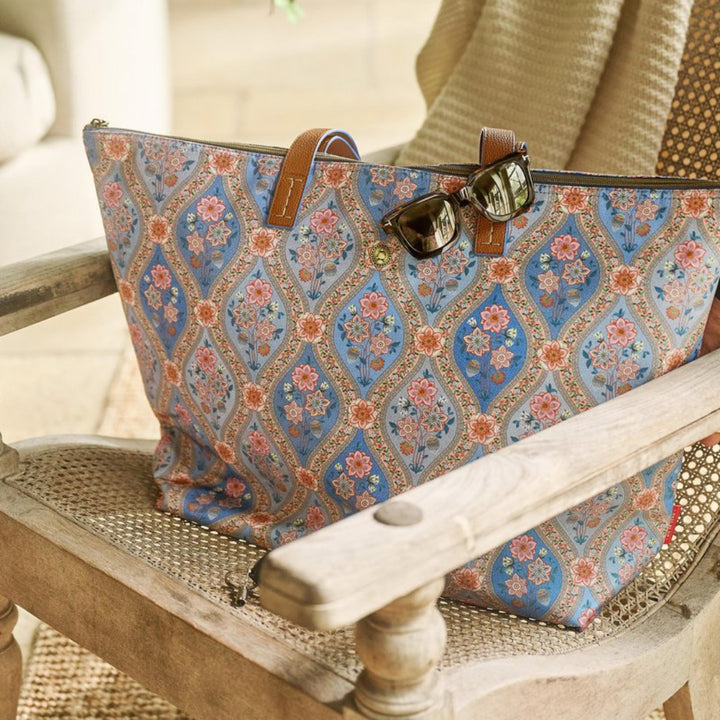 Tote Bag large TILDA ORNAMENTO BLUE