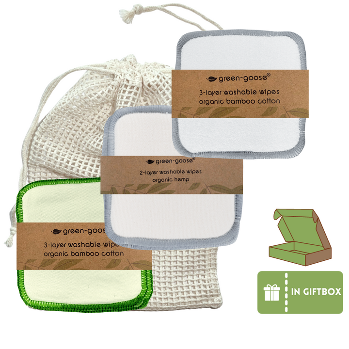 wiederverwendbare Wattepads | 15 Stück | In Geschenkverpackung