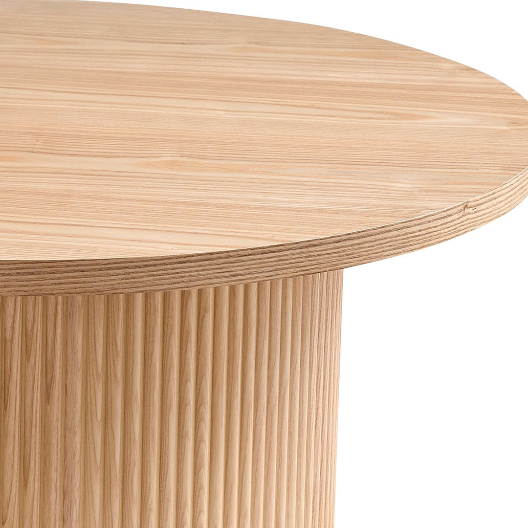 Couchtisch ARCO - Runder Tisch mit Säulenfuß