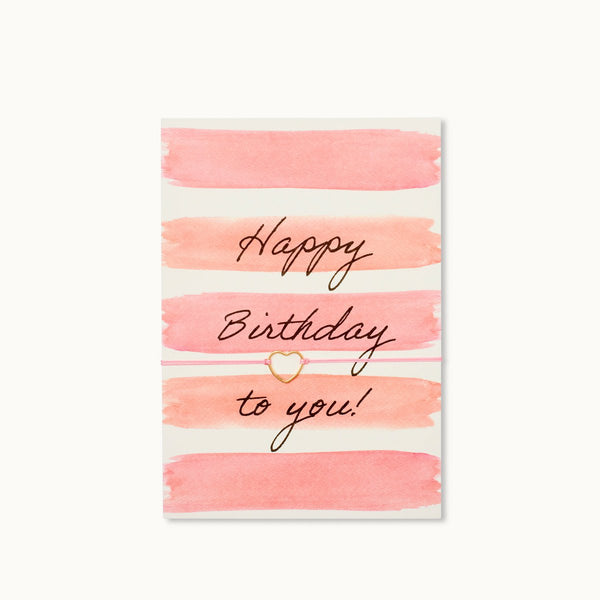 Grußkarte mit Armband: Happy Birthday to You!