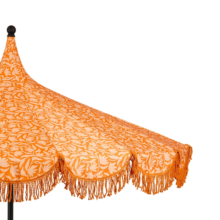KELLY Sonnenschirm mit Floralmuster - Orange
