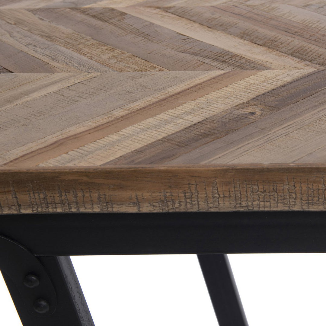 HERRINGBONE Holzbank 110cm