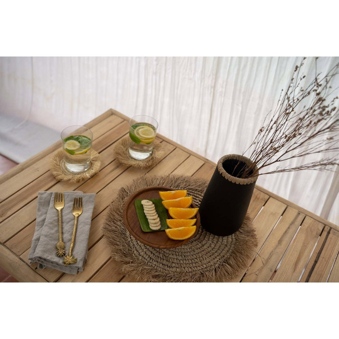 SEAGRASS RAFFIA Platzset mit Fransen - Tischset - Dekomatte
