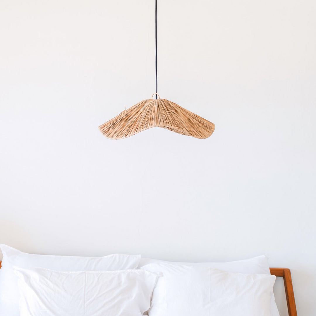 Lampenschirm TAMPAH – Deckenleuchte – natürliche Pendelleuchte – handgefertigte Deckenlampe