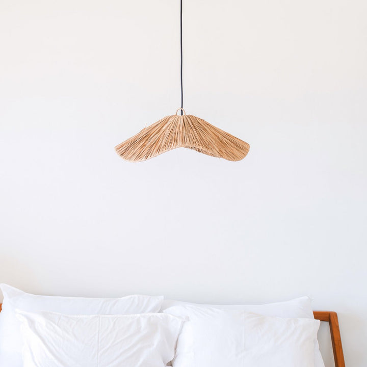 Lampenschirm TAMPAH – Deckenleuchte – natürliche Pendelleuchte – handgefertigte Deckenlampe
