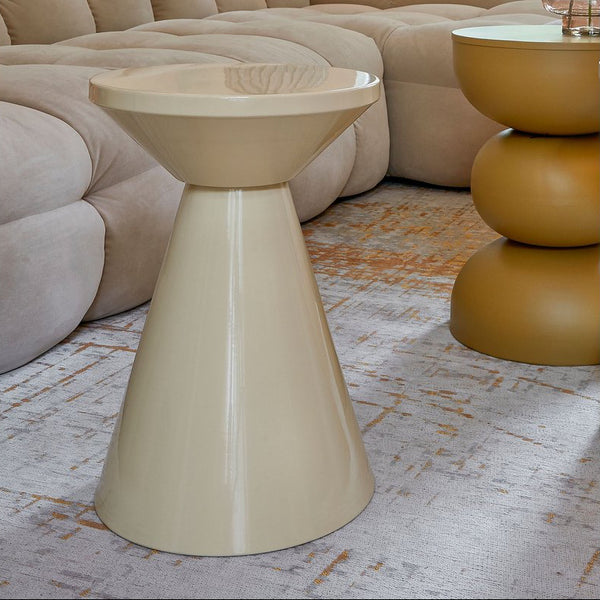 Beistelltisch JIM - Eisen - beige