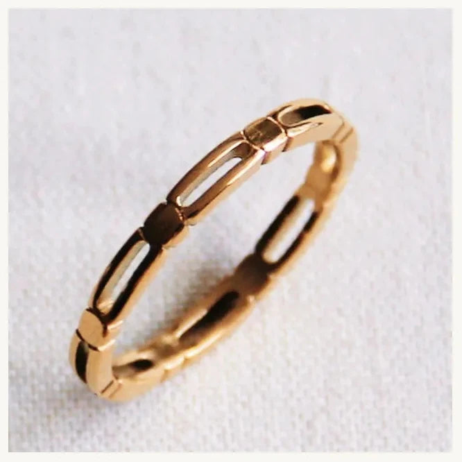 Ring - CUBES - Gold