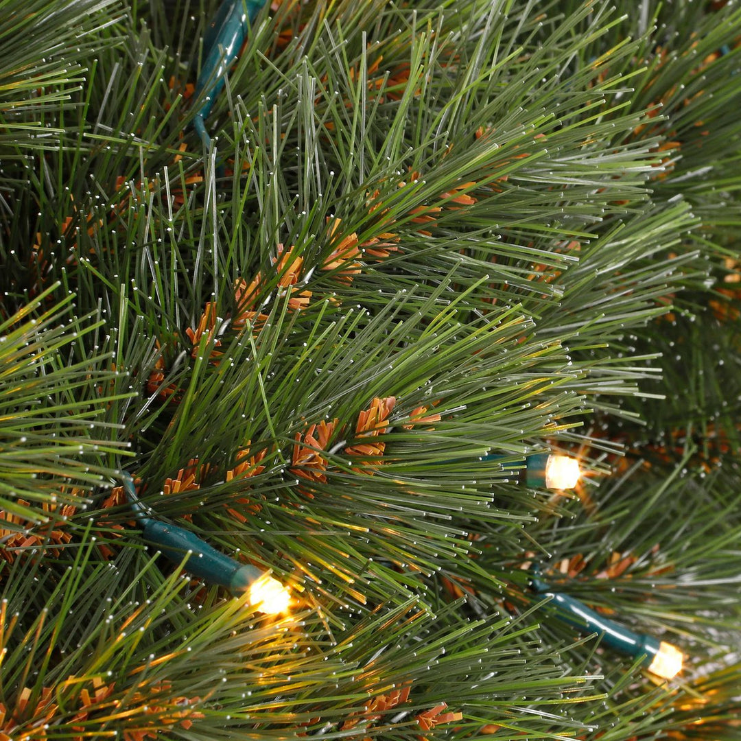 Girlande mit LED-Beleuchtung "Forest Frosted" gebogen - L180cm