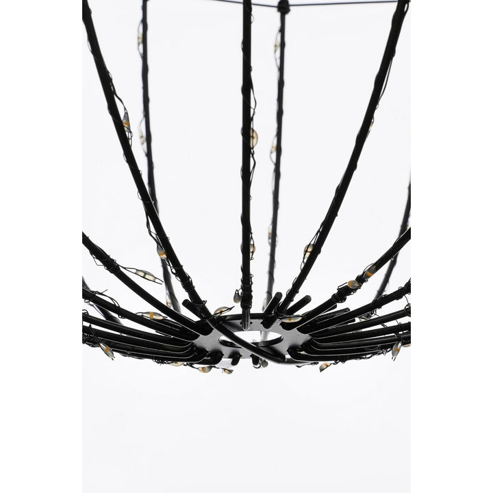 LED Weihnachtsdeko - Kugelrahmen - warmweiß - Ø40 cm