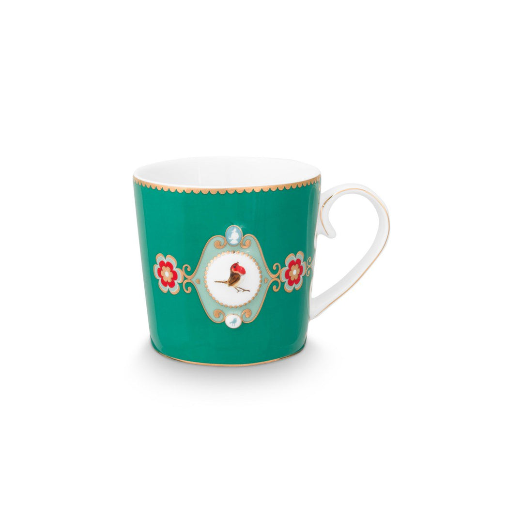 Tassen klein 2er-Set LOVE BIRDS MEDALLION GREEN