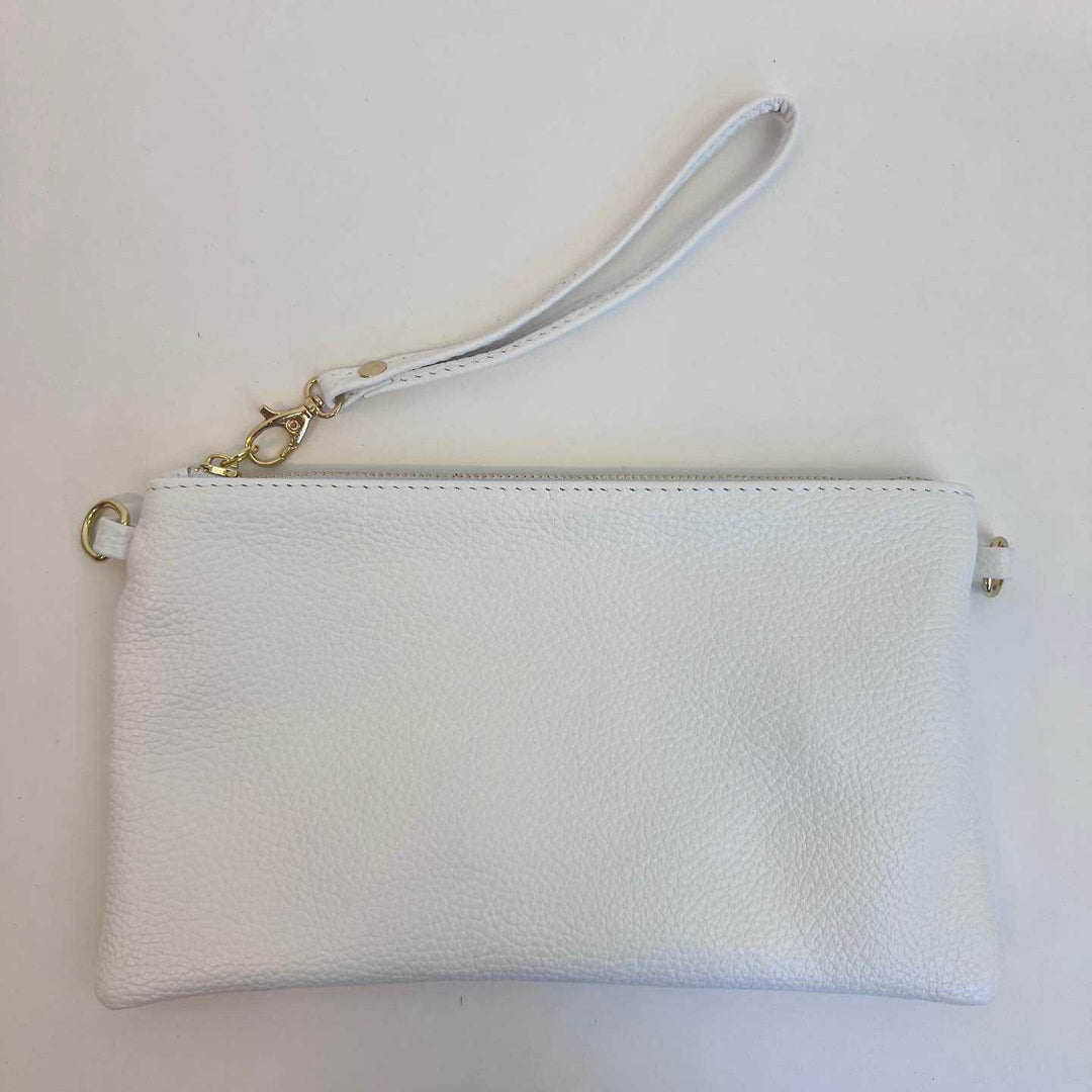 Clutch IZA - Handtasche - Umhängetasche - Leder / Metallic
