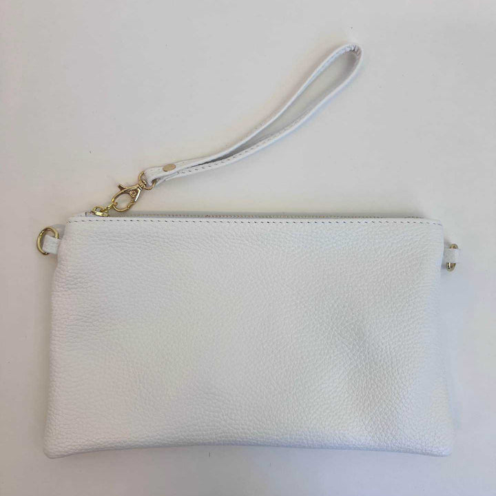Clutch IZA - Handtasche - Umhängetasche - Leder / Metallic