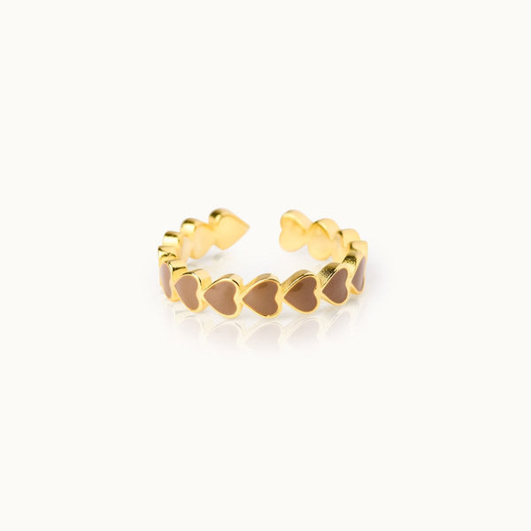 Ring - The Heart - Taupe