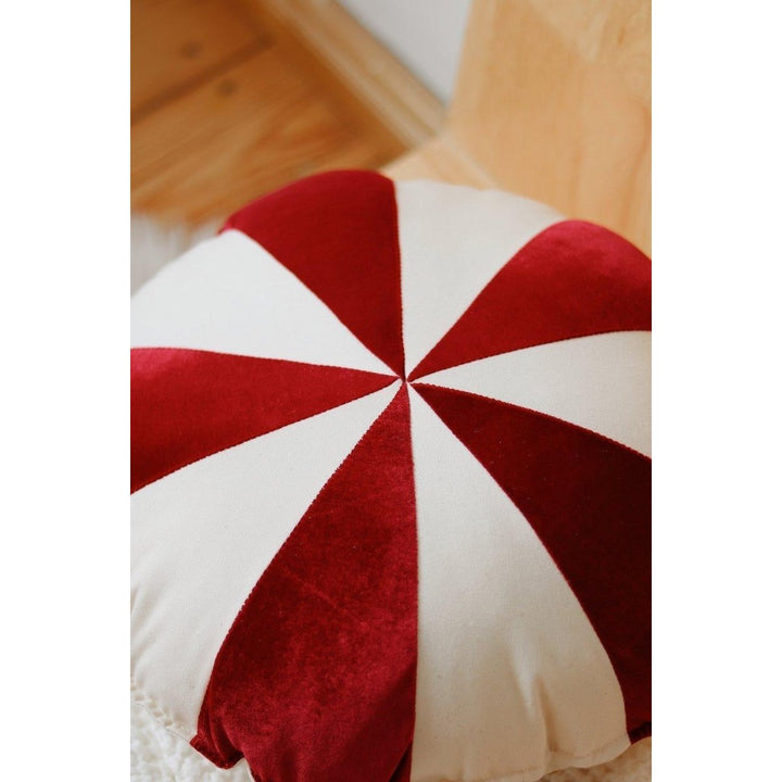 CANDY Patchwork-Kissen / Rot