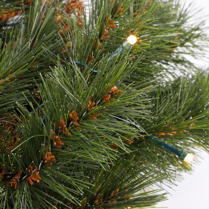 Girlande mit LED-Beleuchtung "Forest Frosted"- Weihnachtsdeko - L180cm