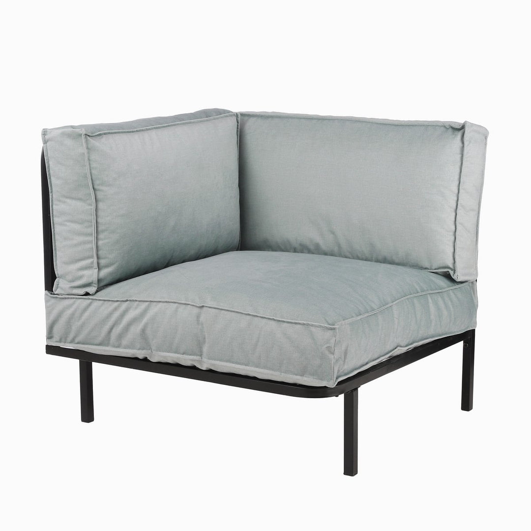 Celo Lounge Sofa Eckelement – Metall – Schwarz