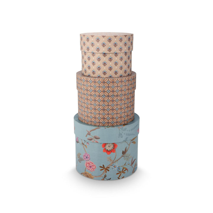 Schachteln BLOOMING TALES - Aufbewahrungsboxen 3er Set