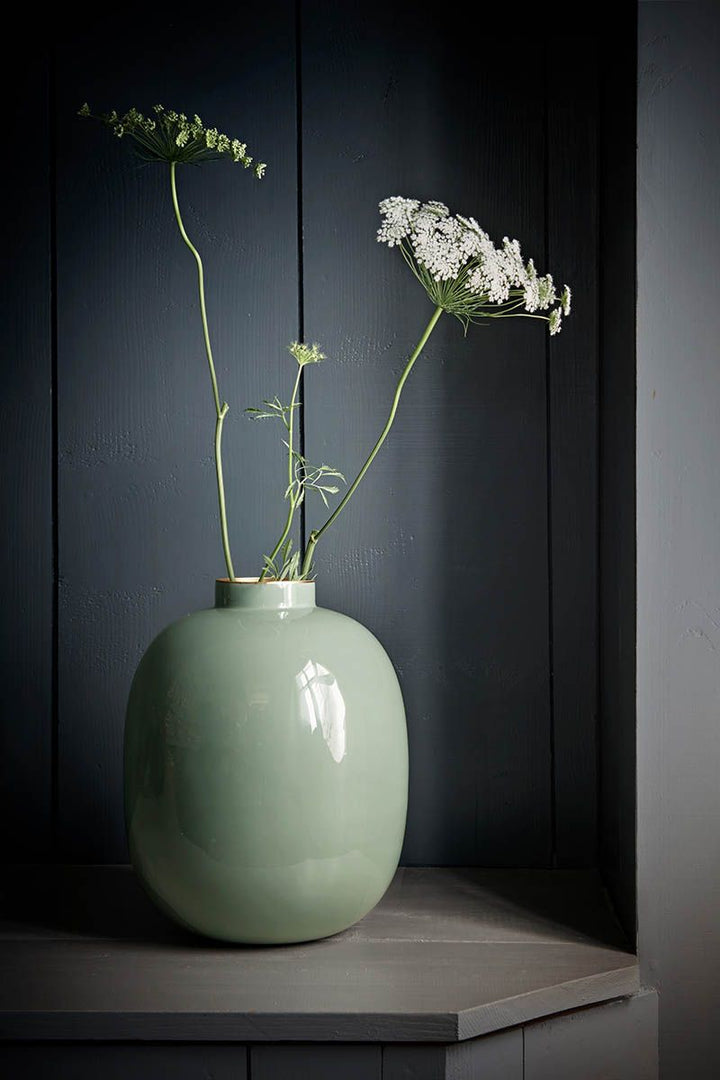 Vase Metal GREEN 32cm