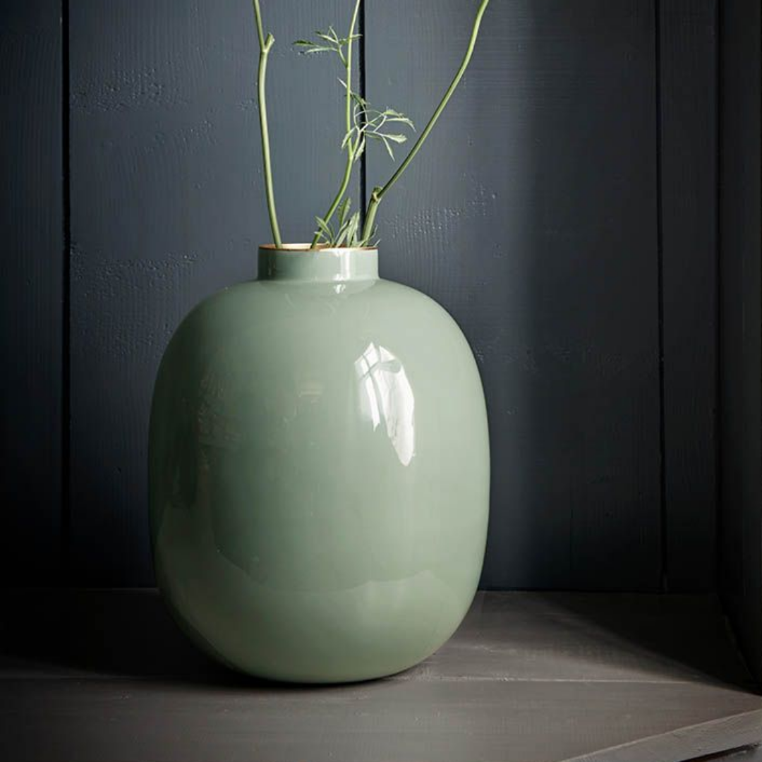 Vase Metal GREEN 32cm