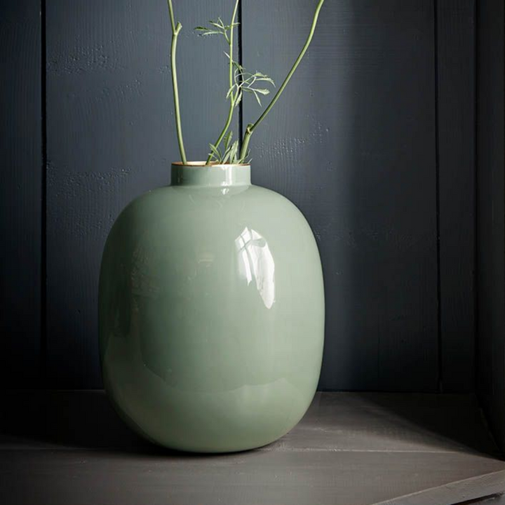Vase Metal GREEN 32cm
