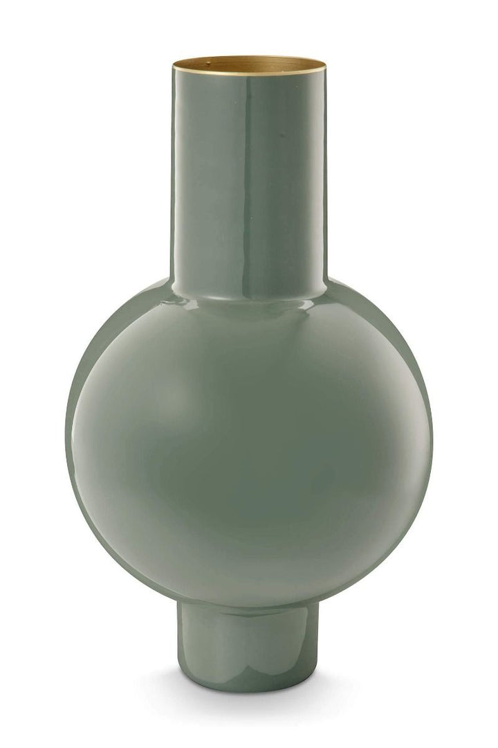 Vase Metal medium MID GREEN 40cm