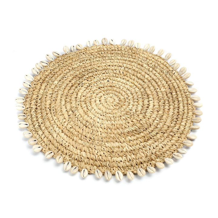 RAFFIA SHELL Tischset - Platzset - Wanddeko