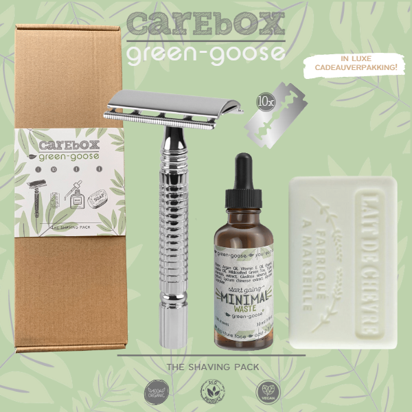 Carebox – Das Rasierpaket – Silber | Geschenkidee für Männer