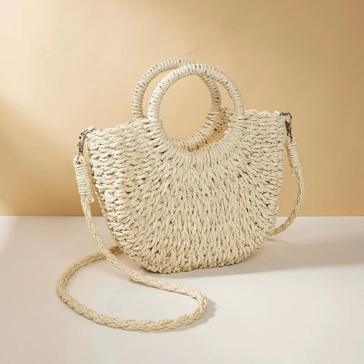 Hobo Strohtasche - Handtasche - Umhängetasche