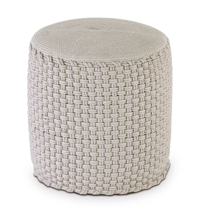 Sitzhocker - Outdoor Kissen - Fußhocker - Bodenkissen - Pouf MERINO ø40cm - 3 Farben