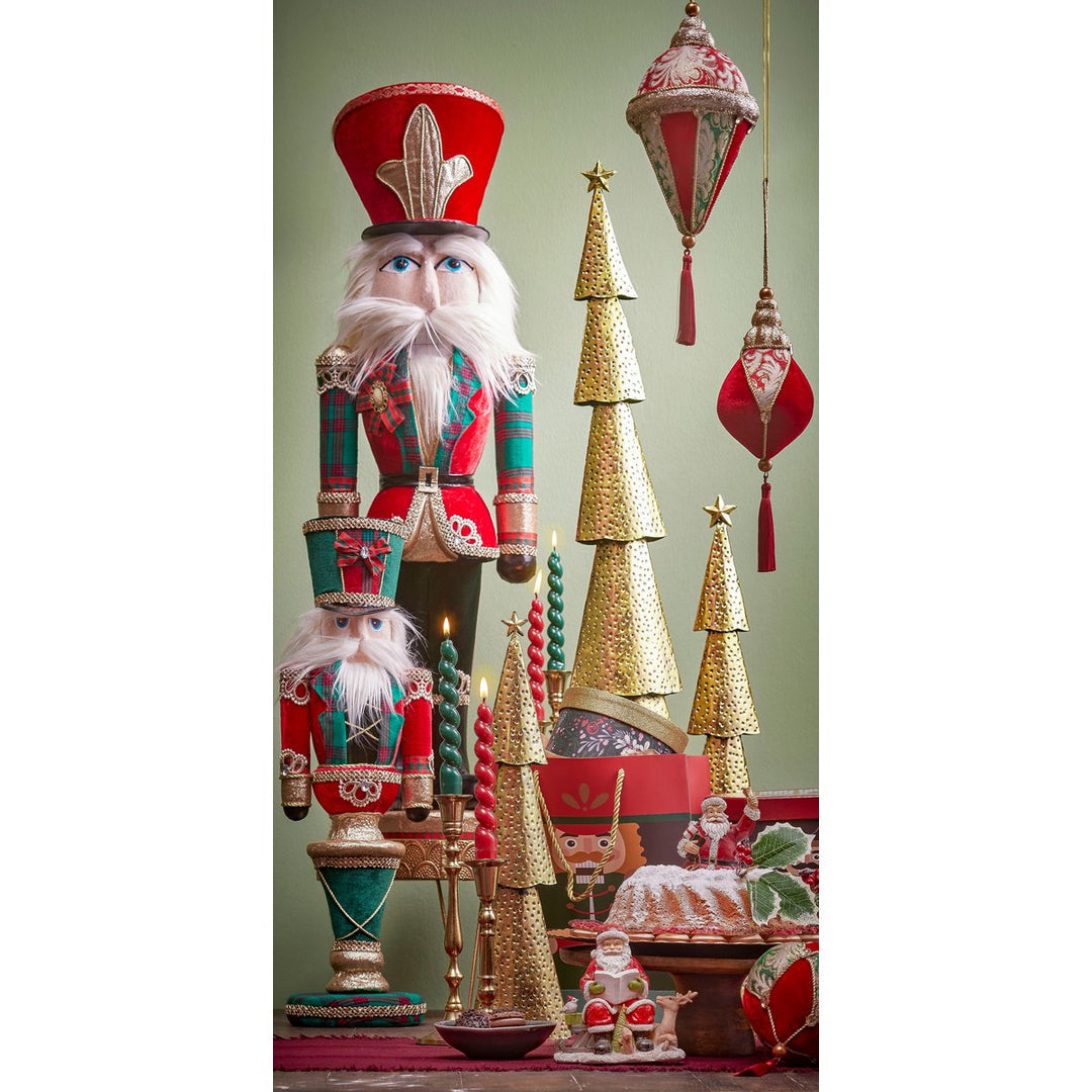 Weihnachtsbaum – L19 x B10 x H90 cm – Metall – Gold