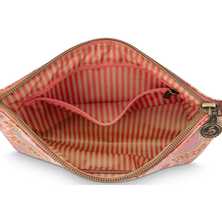 Cosmetic Flat Pouch medium CHARLY ORNAMENTO ORANGE