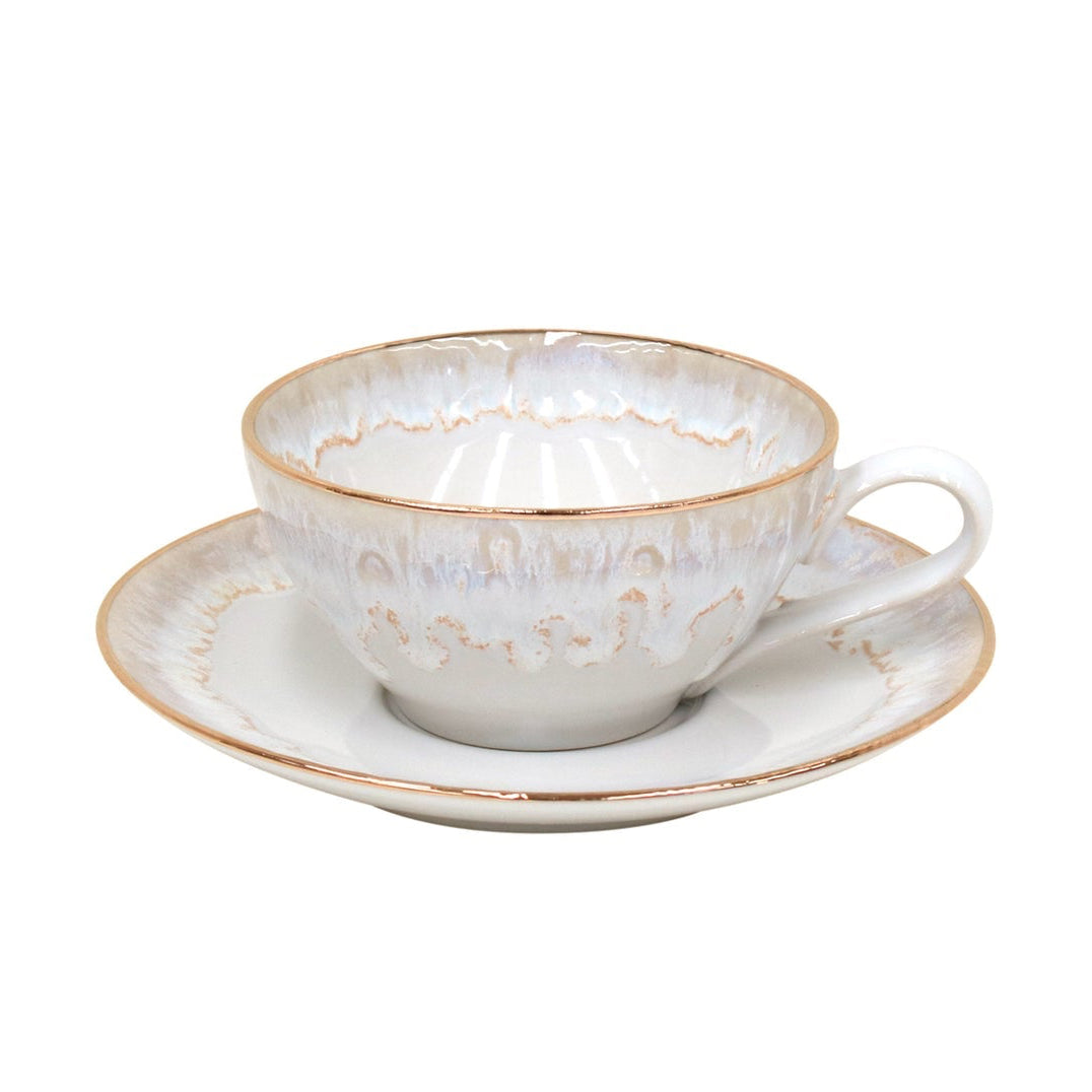 Teetasse mit Untertasse TAORMINA, Casafina
