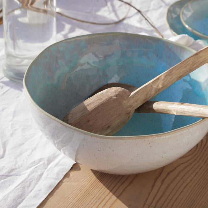 Servierschale Eivissa, Casafina SEABLUE – Keramikschale in Meeresoptik | Dekorative Schale für Küche & Tisch