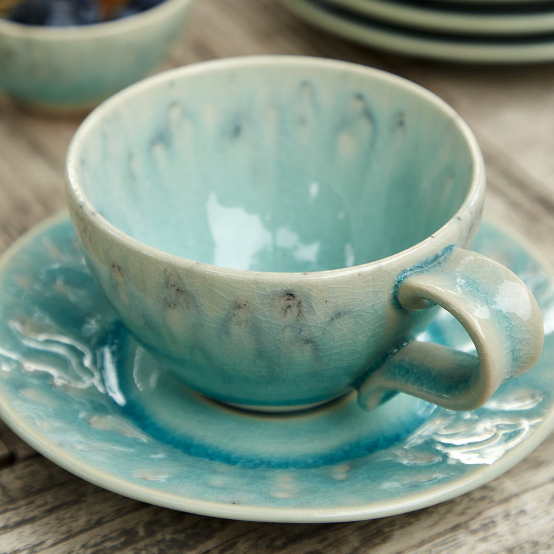 Tasse MADEIRA - Teetasse mit Untertasse - 6er Set