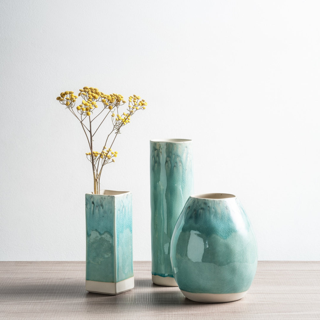 Vase MADEIRA - Zylindervase - 2er Set / 25cm