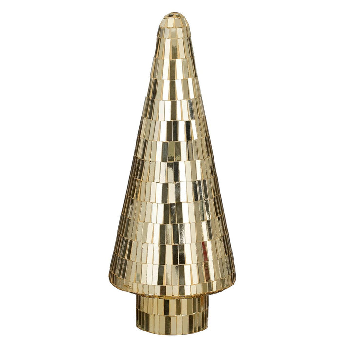 Weihnachtsbaum "Disco" – H41 x Ø18 cm – Glas – Gold