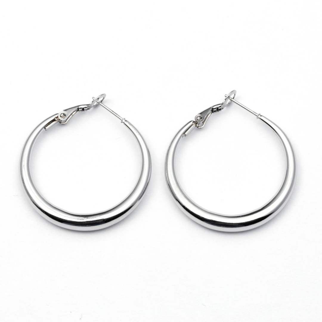 Ohrringe - Creolen - Hoops Silber