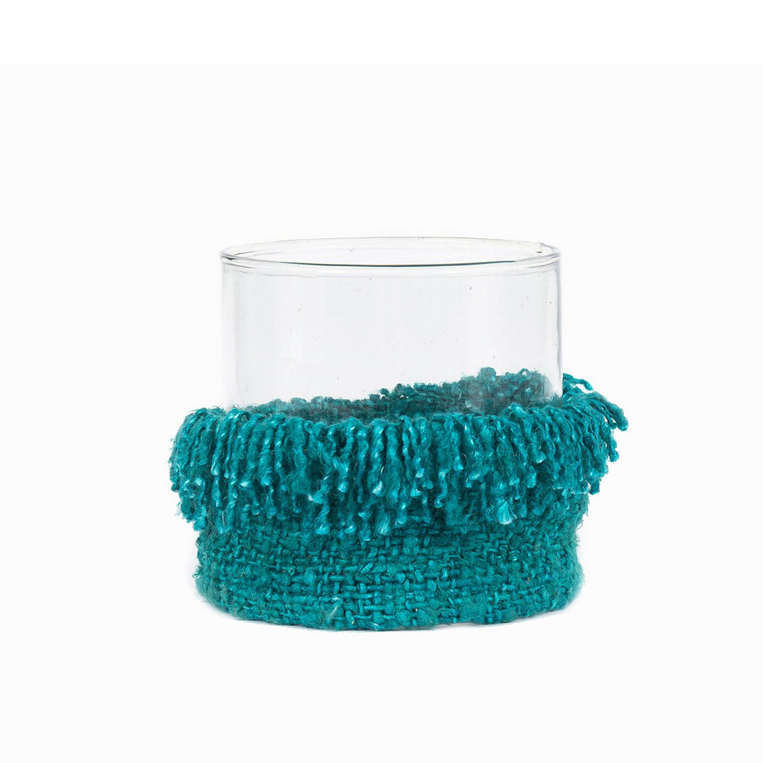OH MY GEE Kerzenhalter XL Aqua - Windlicht