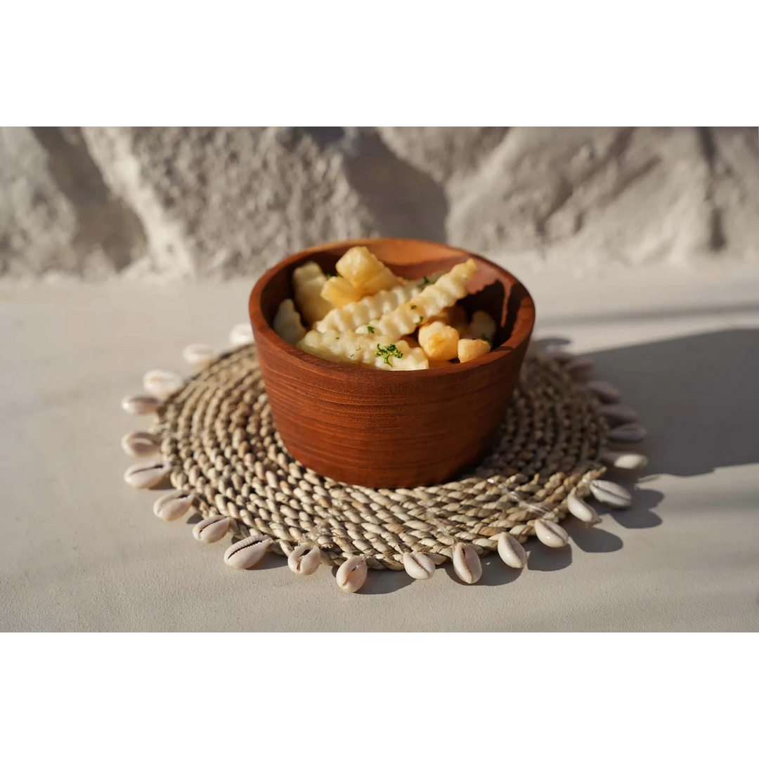 RAFFIA SHELL Platzset - Tischset - Dekomatte