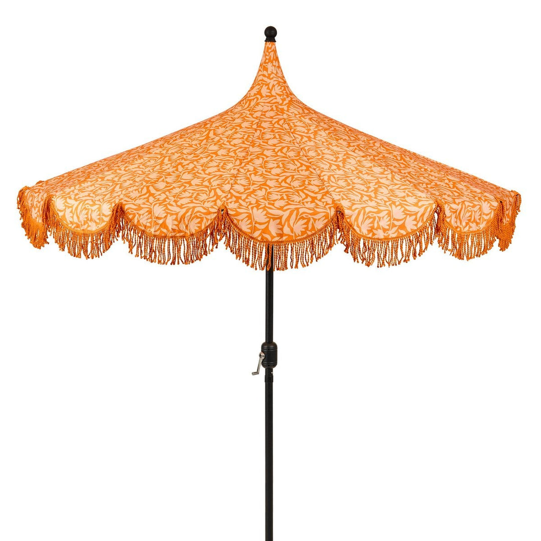KELLY Sonnenschirm mit Floralmuster - Orange