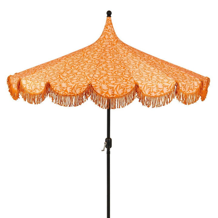 KELLY Sonnenschirm mit Floralmuster - Orange