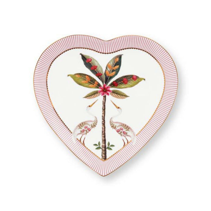 Teller in Herzform LA MAJORELLE Pink - 2er-Set