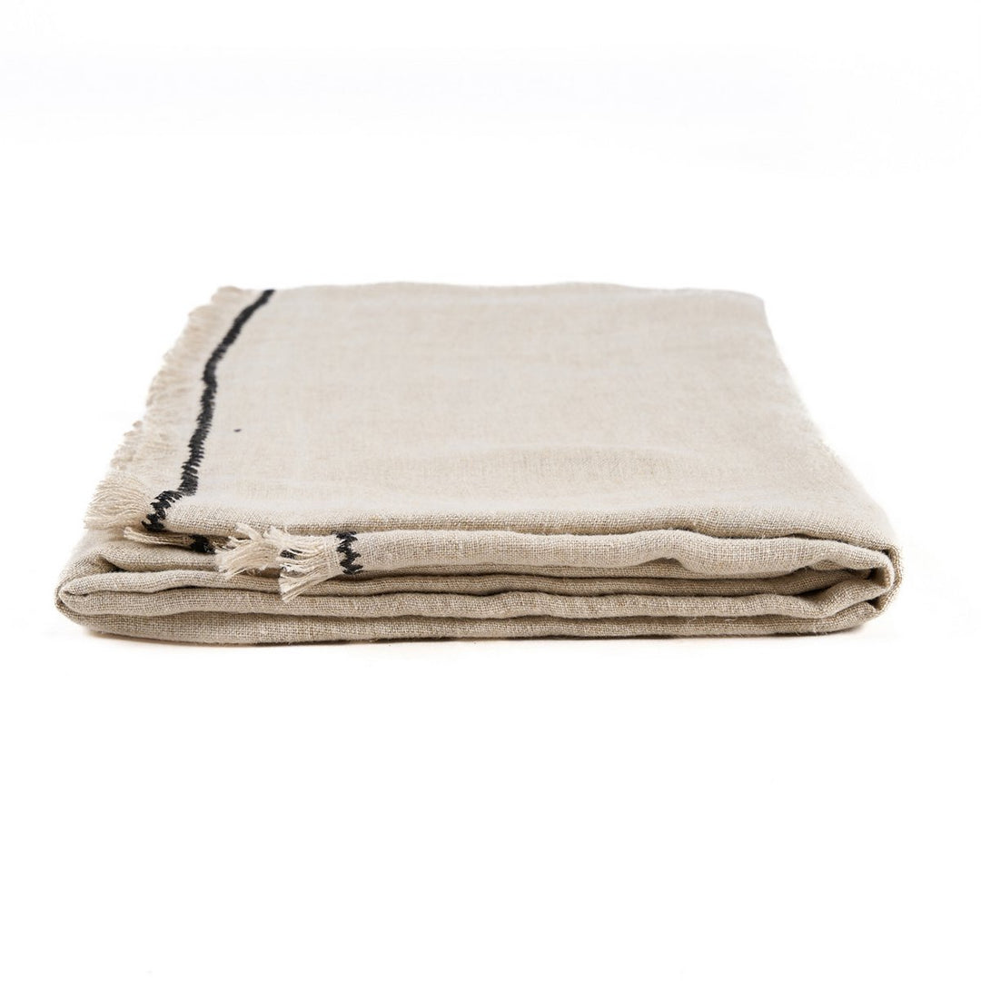 TUSCANY Tischdecke - Leinen Natur 150x300