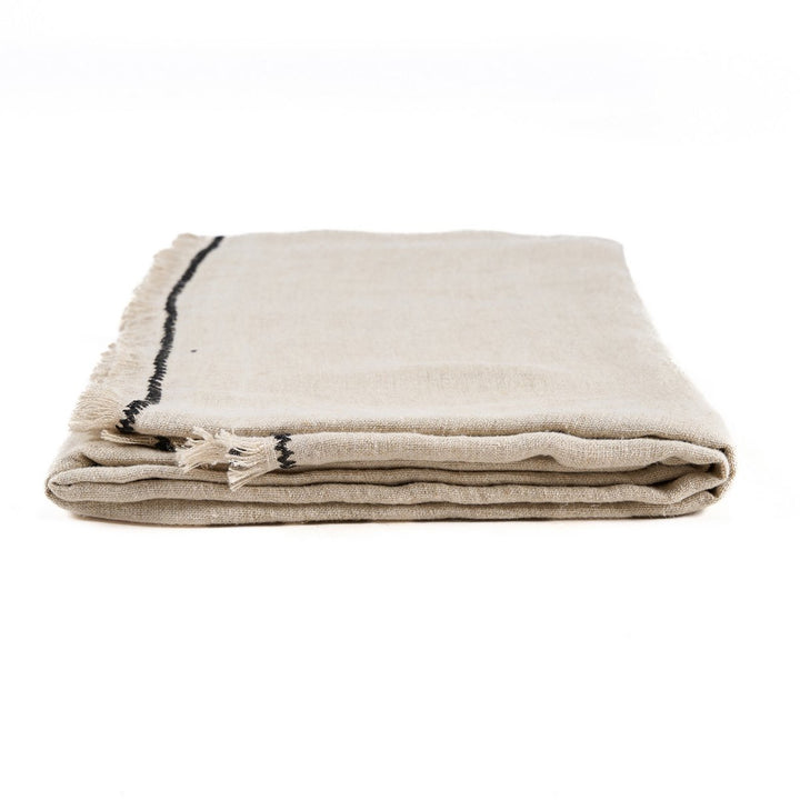 TUSCANY Tischdecke - Leinen Natur 150x300