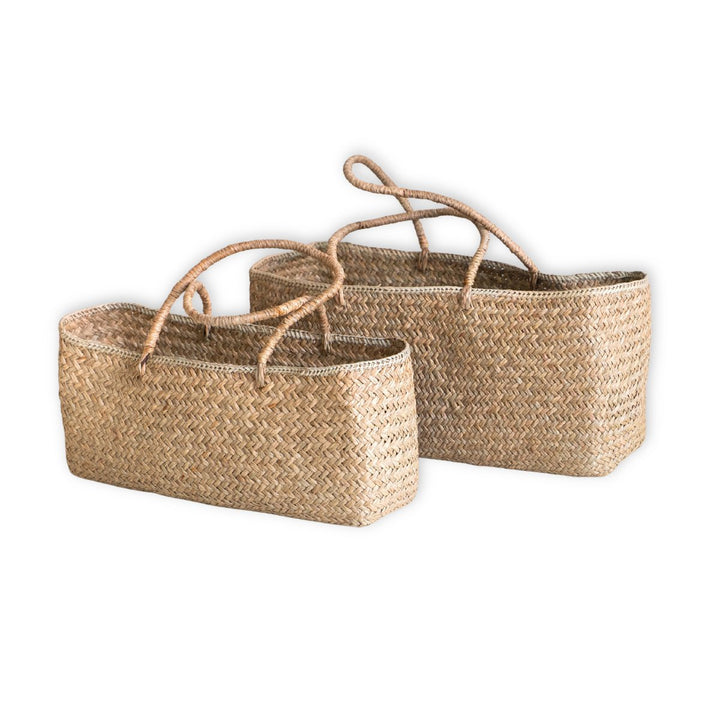 Shopper Tasche SALARA - Handgewebe Einkaufstasche aus Seegrass