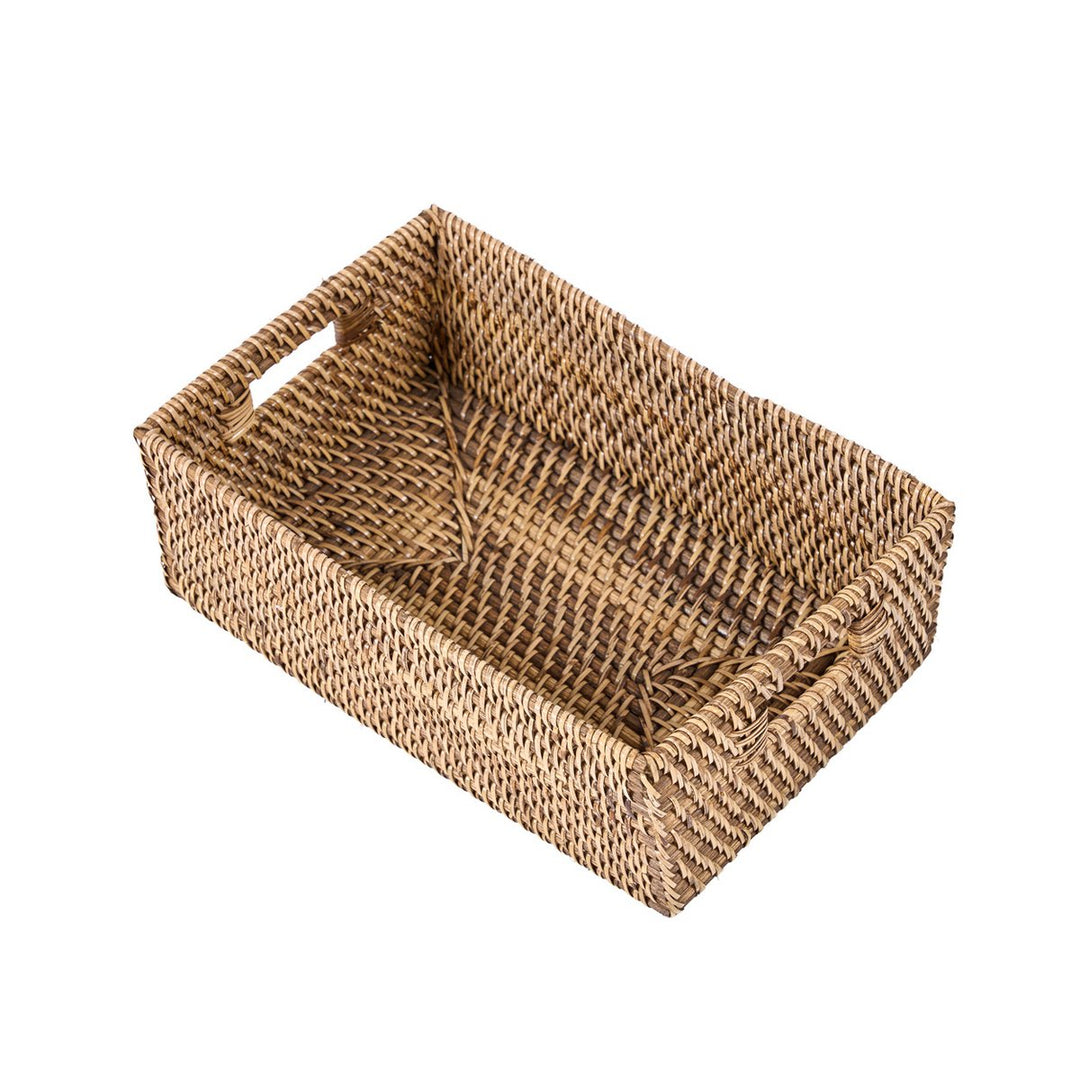 RATTAN Aufbewahrungskorb - Regalkorb - Dekokorb